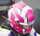 Marta García helmet photo